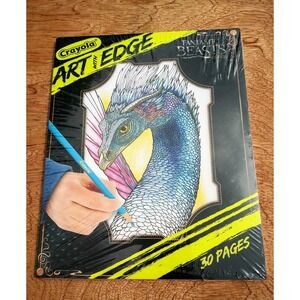 Crayola Art With Edge Coloring Book Harry Potter Fantastic Beasts New in Package